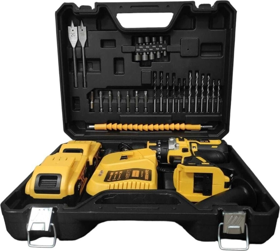 36V Dw 13MM Çelik Mandren Vidalama ile Güçlü Bağlantı