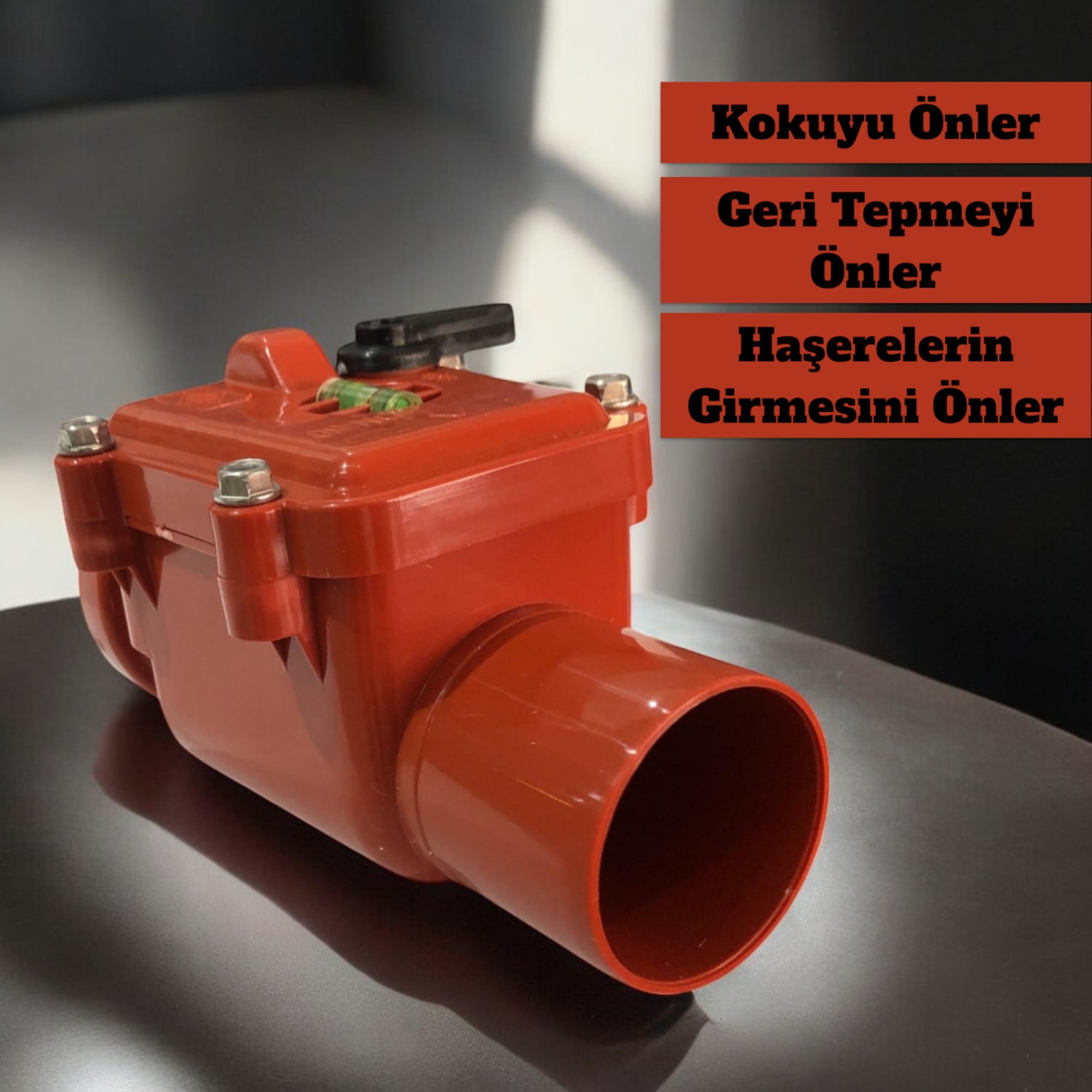 Gama Ø50MM Pis Su Gider Çekvalfi Kilitli Sistem Plastik Klape