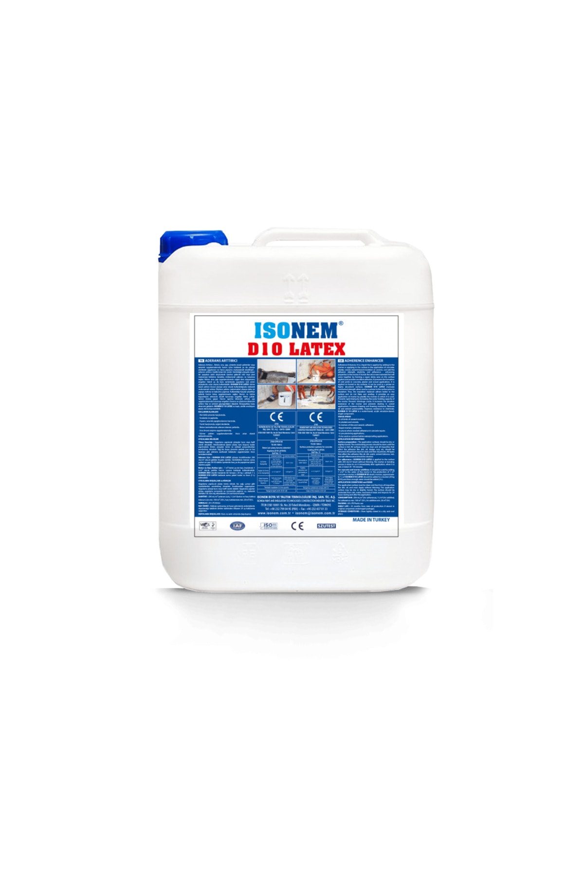 D10 LATEX Aderans Arttırıcı, Yüzey Astarı, Jel Beton Astarı, Su Bazlı