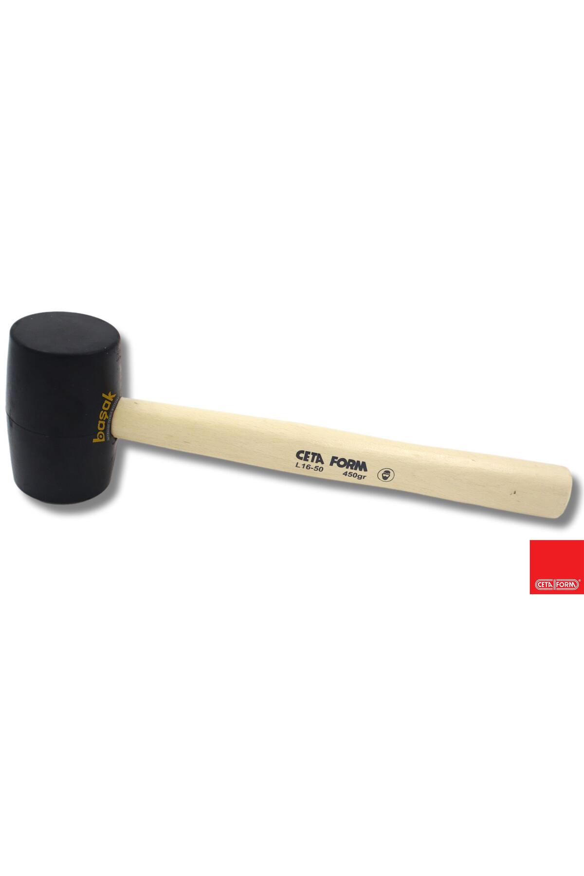 Ø 65 Mm Ağaç Saplı Lastik Tokmak L16-50