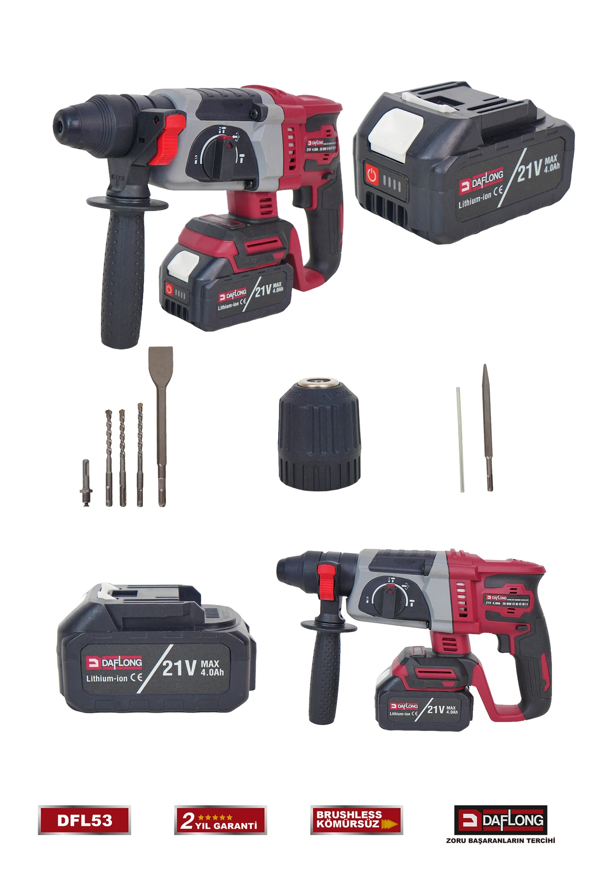 21V KÖMÜRSÜZ DARBELİ KIRICI DELİCİ BAKIR SARGILI ŞARJLI HİLTİ DFL53