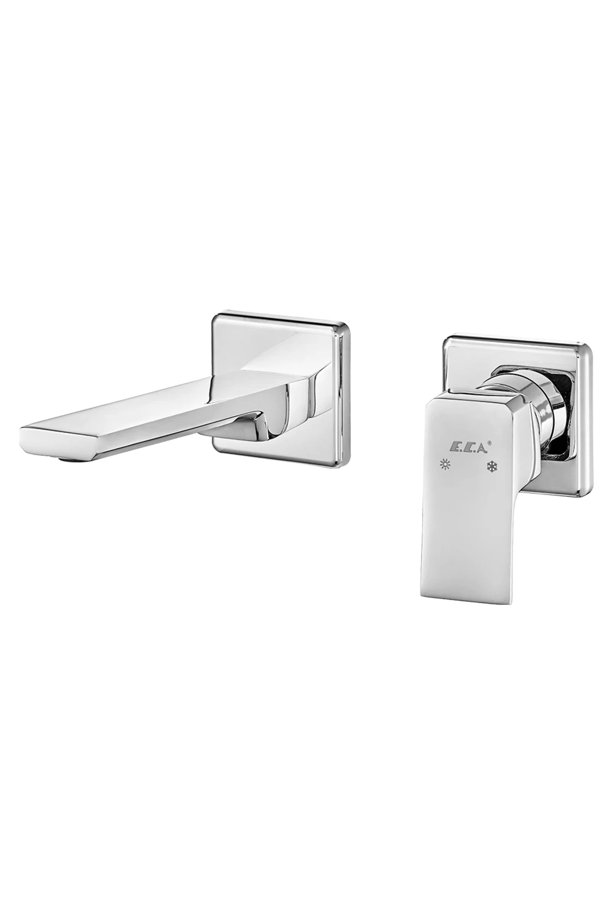 Tiera Ankastre Lavabo Bataryası Sıva Üstü Çift Rozet