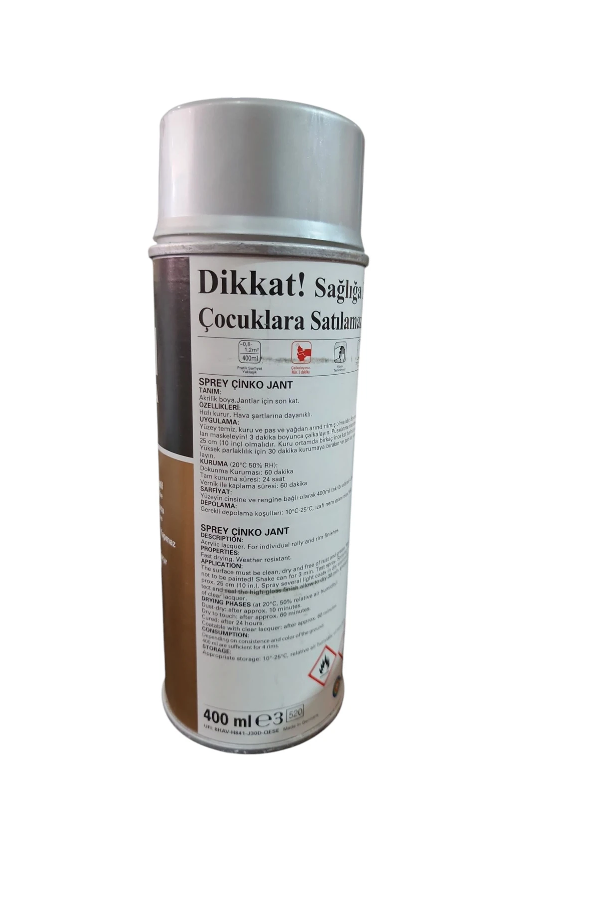 ̇ Sprey Boya Çi̇nko Jant Boya 400 Ml