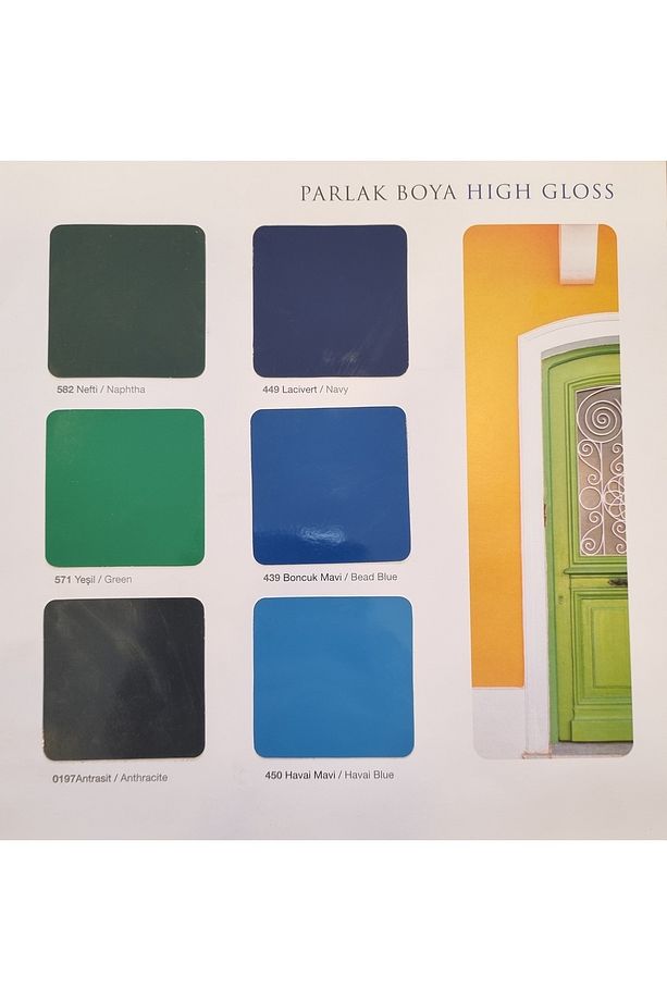Primera Parlak Yağlı Boya Sınırsız Renk - Siyah
