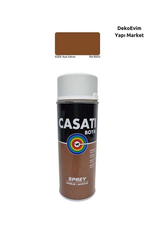 Sprey Boya S305 Açık Kahve 400 Ml.