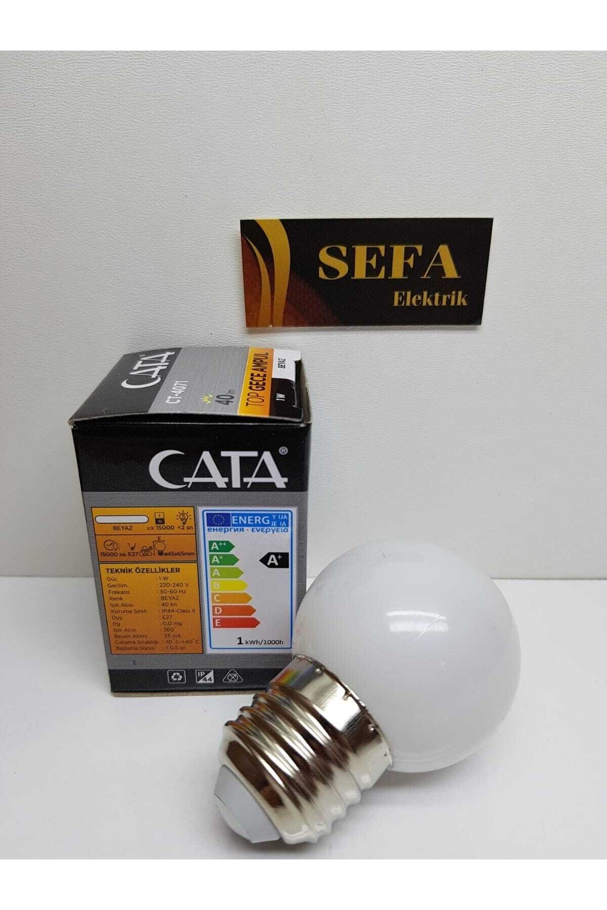 1 Watt Led Gece Lambası Beyaz E27 Duy Sefa Elektrik