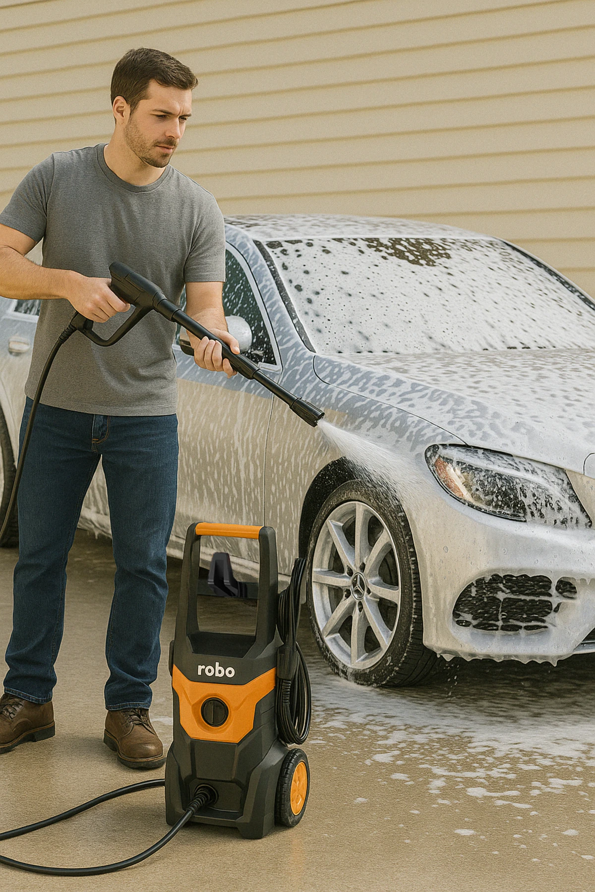 Yüksek Basınçlı Yıkama Makinesi 1800w 180 Bar Yeni Versiyon