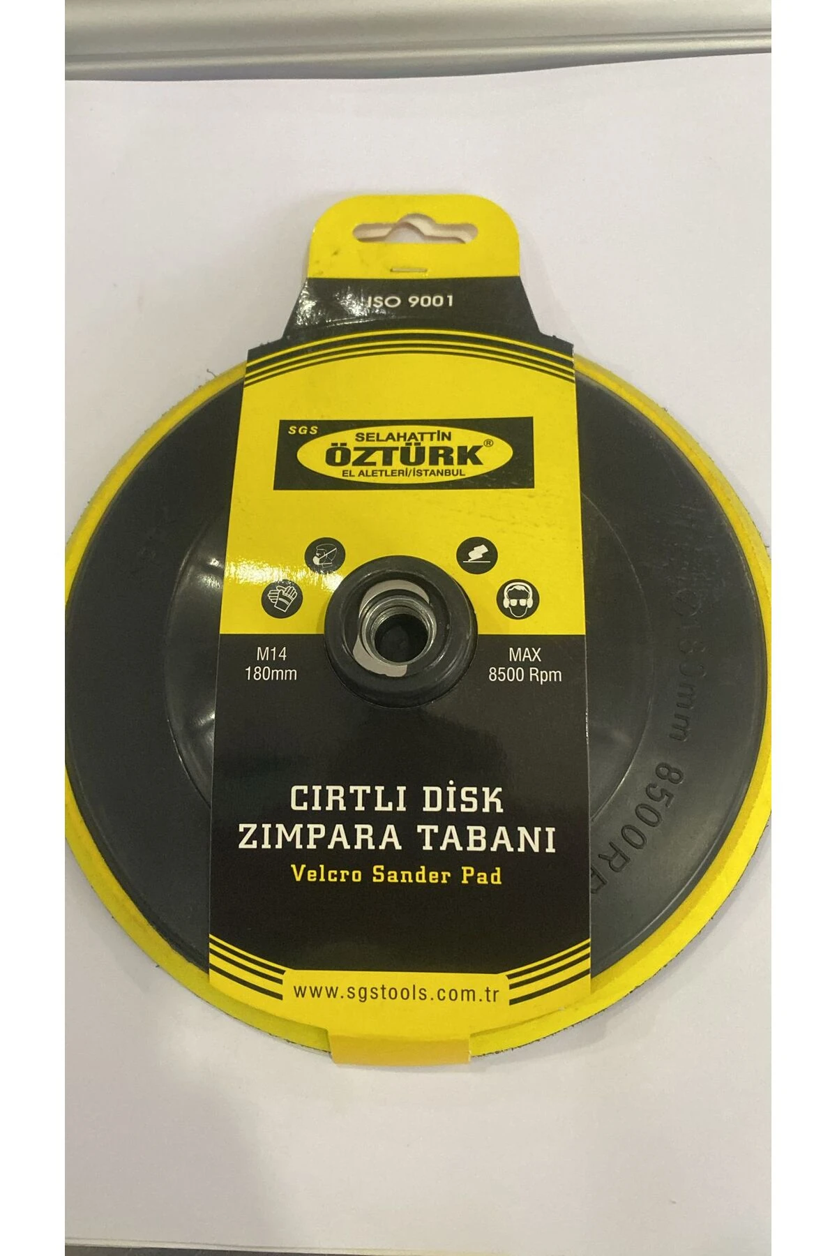 Cırtlı Disk Zımpara Tabanı 180 Mm (1 Adet )