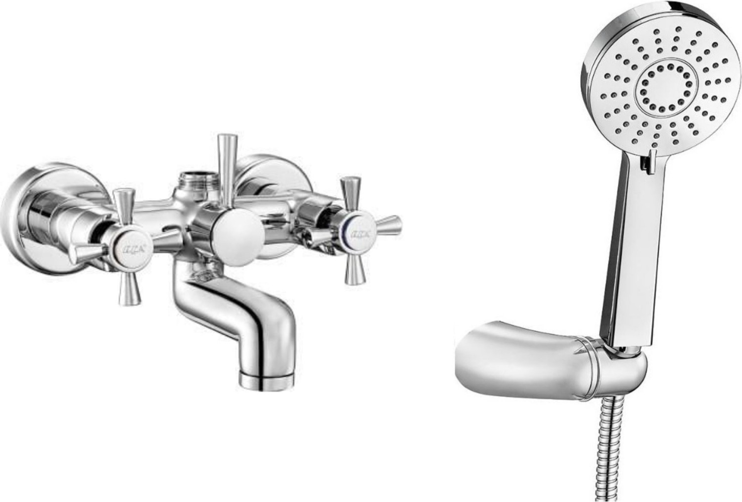 Quadrille Banyo Bataryası + Fırat Mafsallı Duş Seti Banyo Üst Takımı