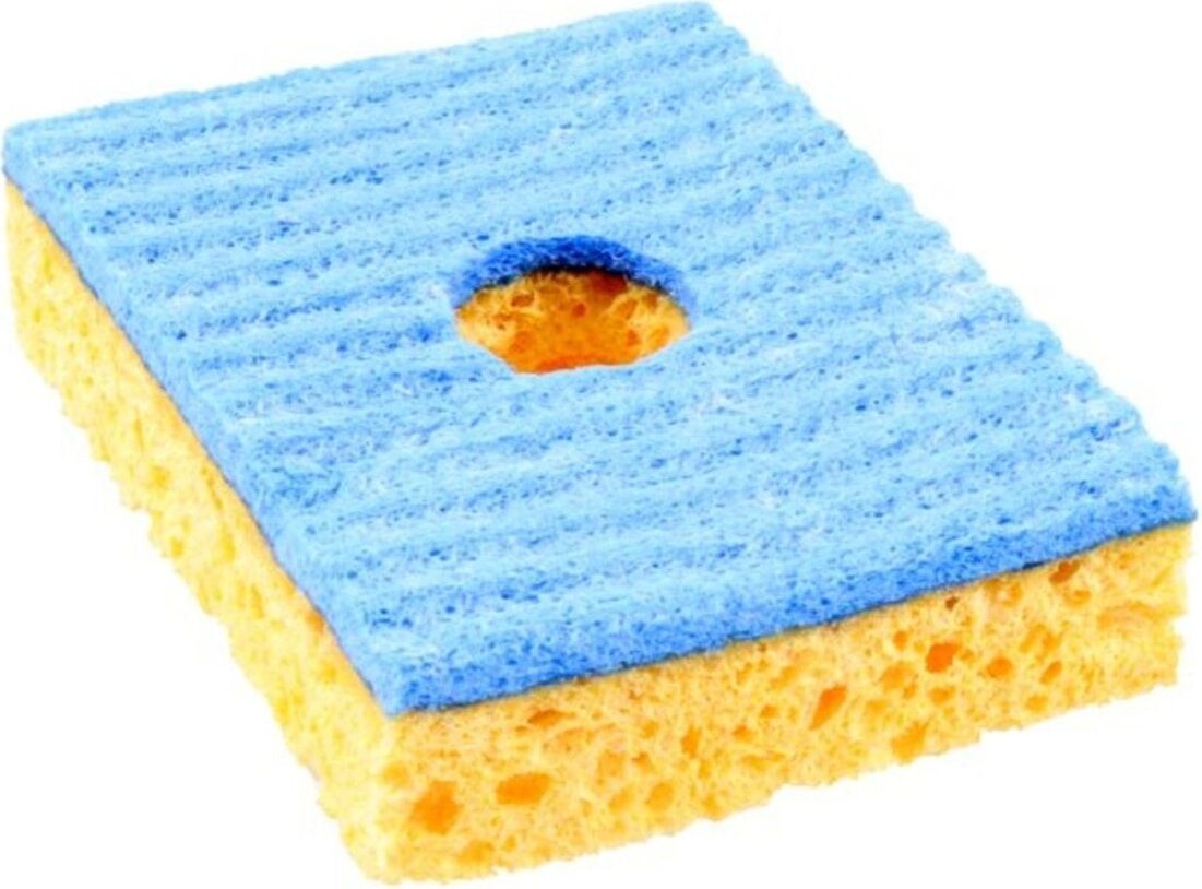 Havya Süngeri Özel Iki Katlı Merkezi Delikli Havya Süngeri 70X55X16 mm - Made In Germany