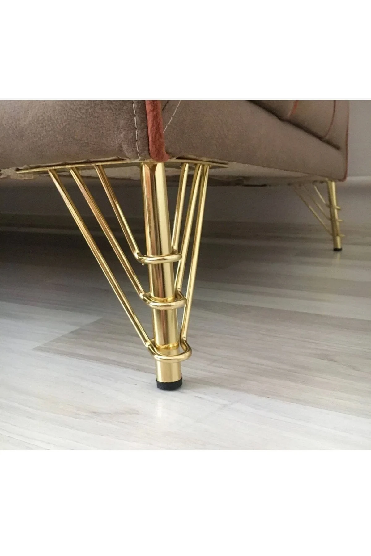 18 Cm Venüs Model Gold Metal Mobilya,Dolap,Koltuk,Tv Ünitesi Ayakları (4 Adet)