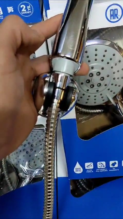 Ar Tılıa Mafsallı Duş Başlığı Üst Takım Beş Fonksiyonlu Ar Marka Duş Başlığı 102117359