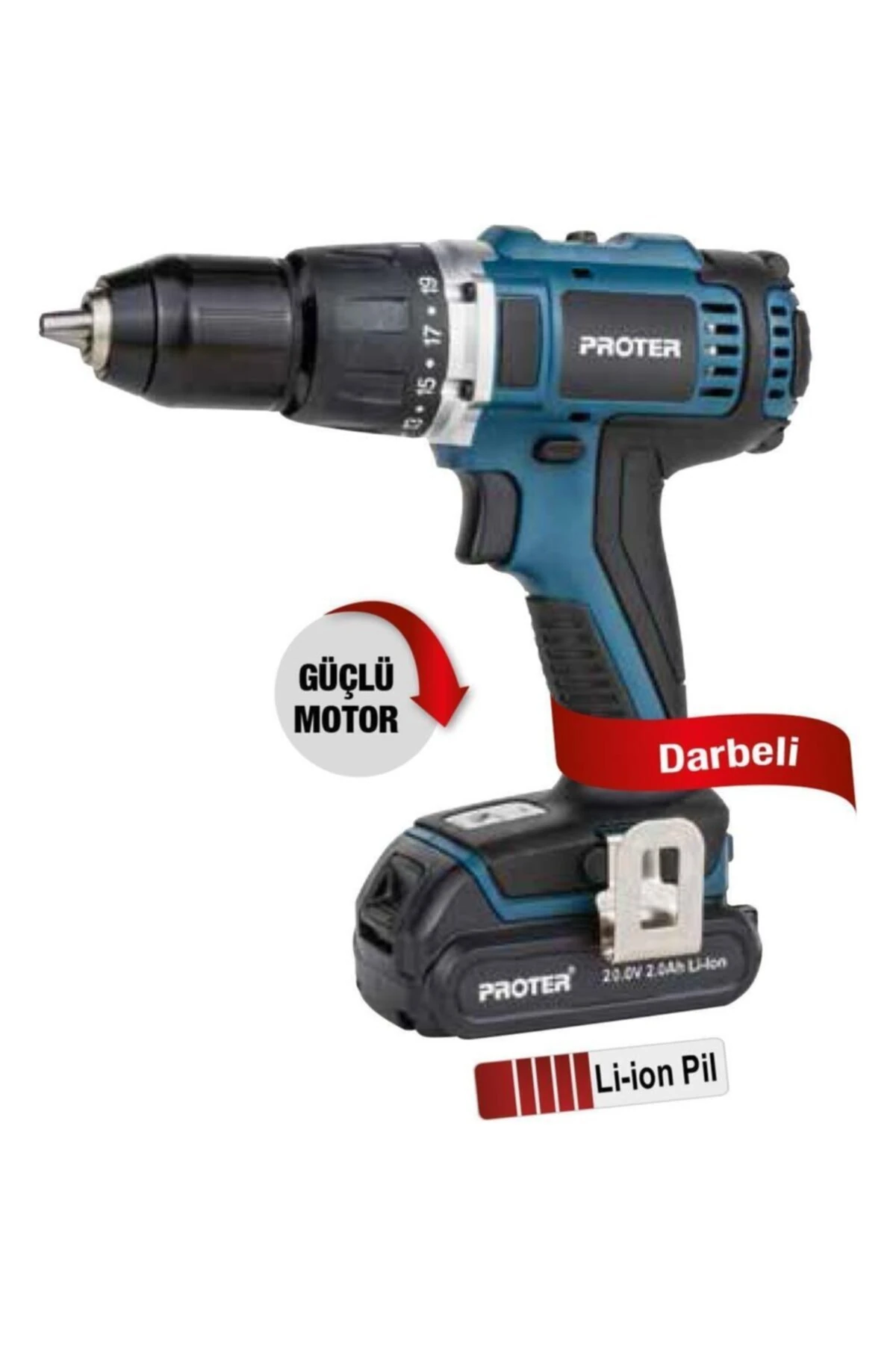 Pst 320 Ld Darbeli 13 Mm Şarjlı Matkap