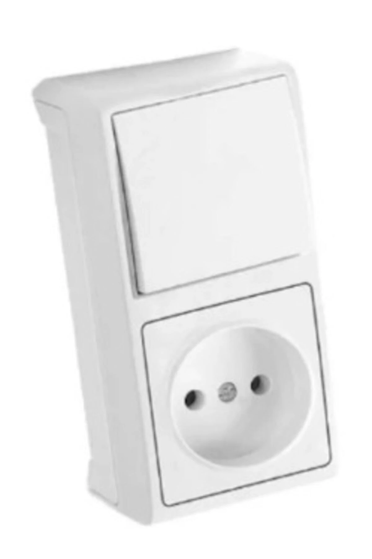 Vera Dikey Ikili Kombine Anahtar + Priz