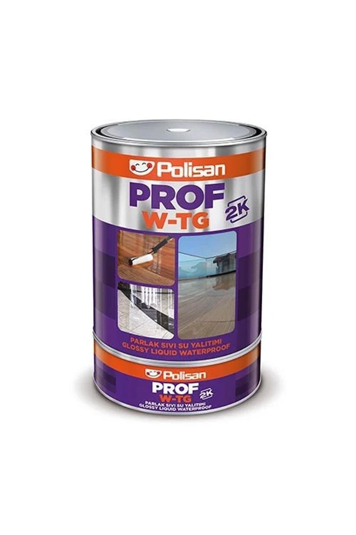 Polisan Prof W-tg 2 K Şeffaf Su Yalıtımı Sıvı Cam 1 Kg.