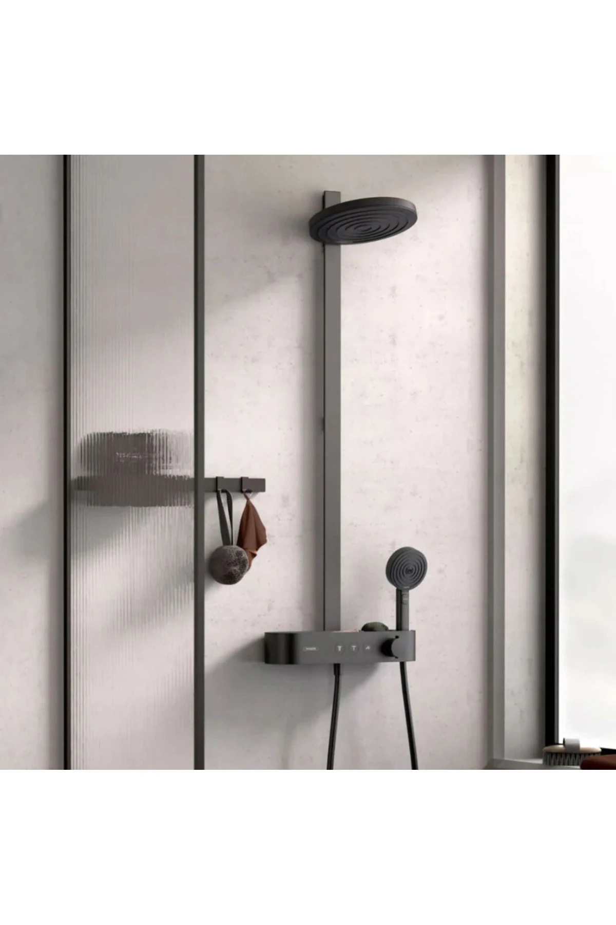 Pulsify S 260 2jet Duş Kolonu Satin Siyah 24240670