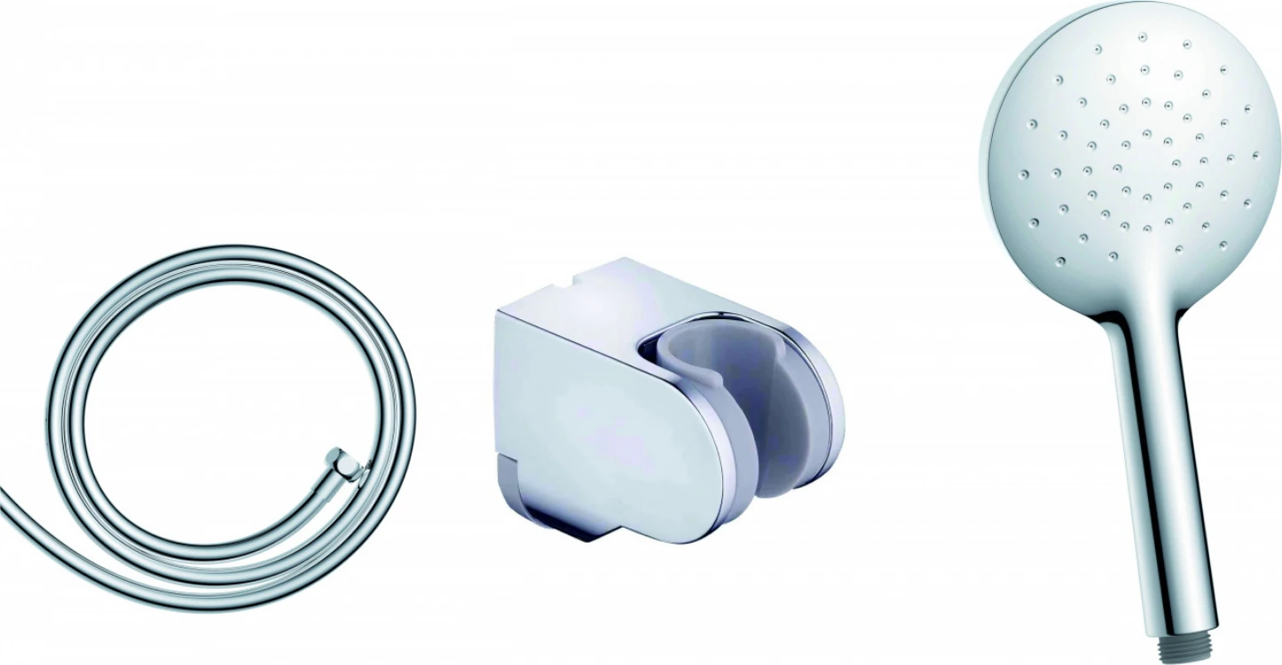 Kireç Kırıcılı El Duşu Seti (Yuvarlak)