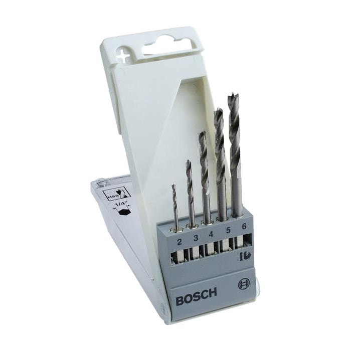 BOSCH Ahşap Matkap Ucu Set 2-6 Mm 1/4 Hex Şaft 2608595525