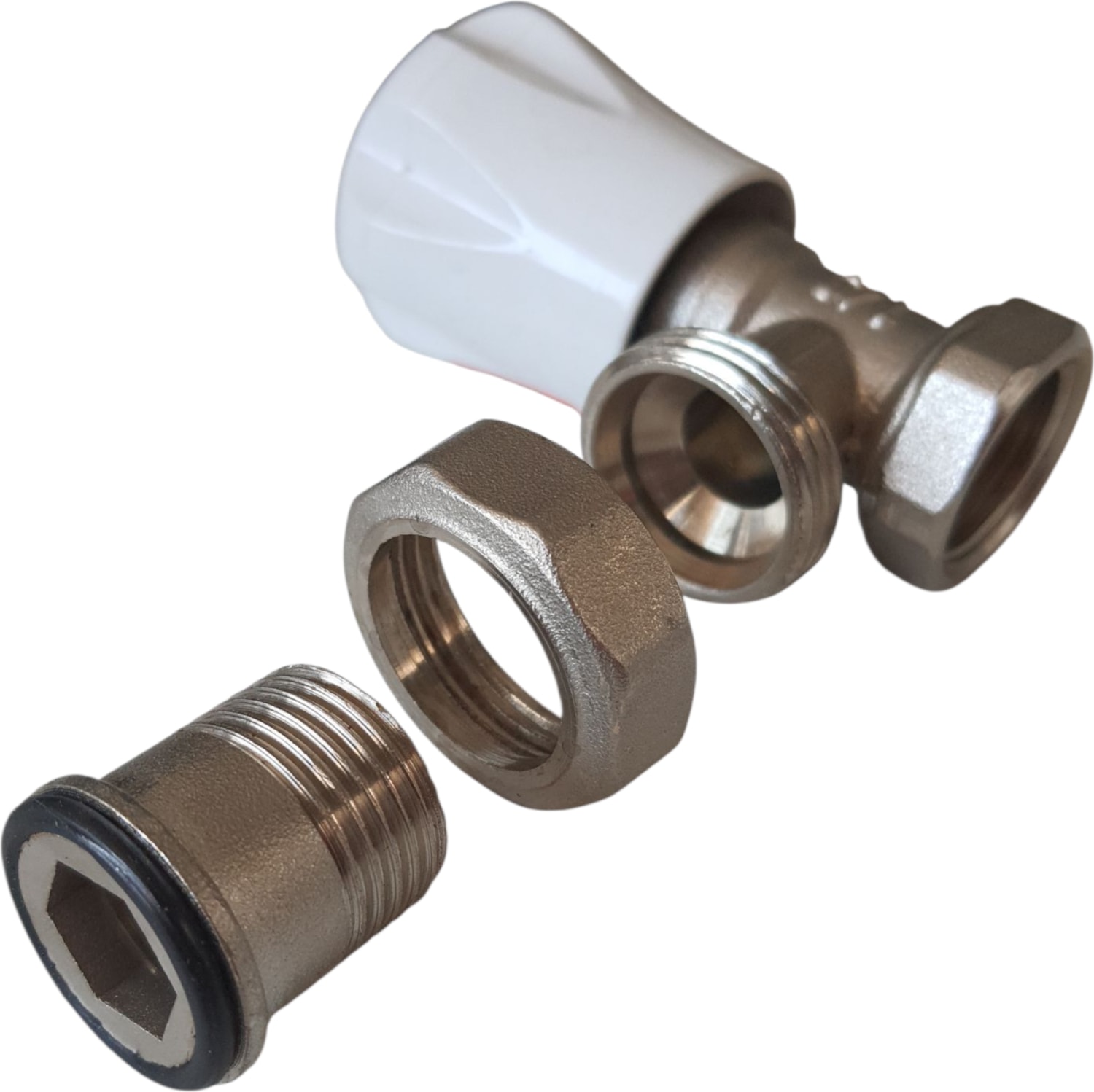 Petek Vanası 1/2 – Radyatör Su Vanası – Kalorifer Isıtma Musluğu – Metal Vana – Evrensel Uyumlu