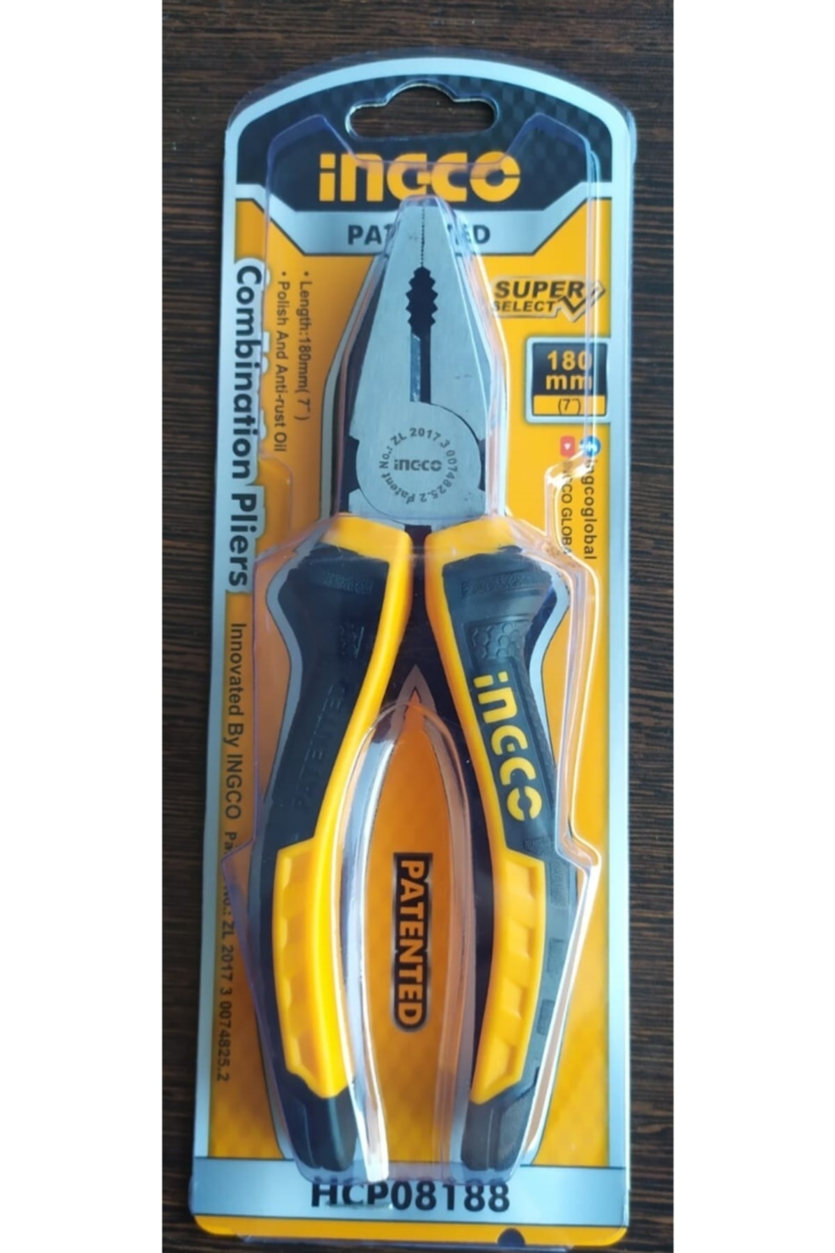 Endüstriyel Kombine Pense 180mm