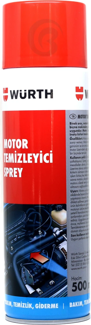 Su Gerektirmeyen Motor Temizleyici Sprey 2×500 ml – Araç, Motosiklet ve Çim Biçme Makinesi için Pratik Çok Amaçlı Temizlik