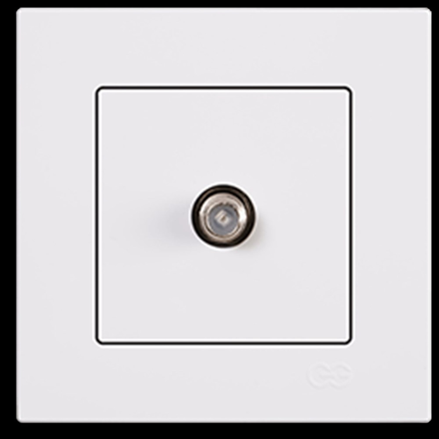 Eqona Beyaz Uydu Priz (F.kon.) (Mkz)