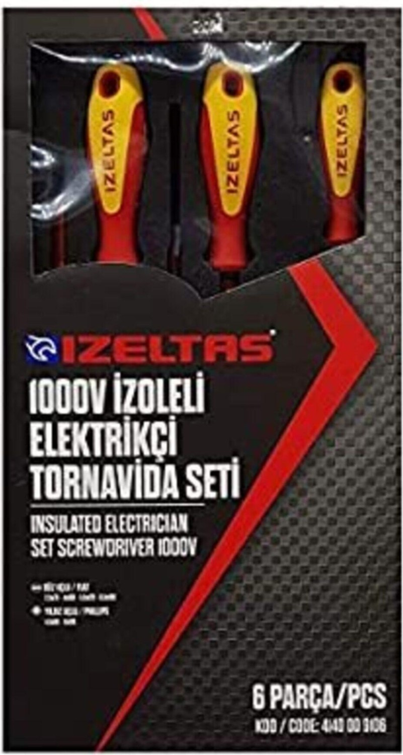 Izoleli Elektrikçi Tornavida Seti 6 Parça