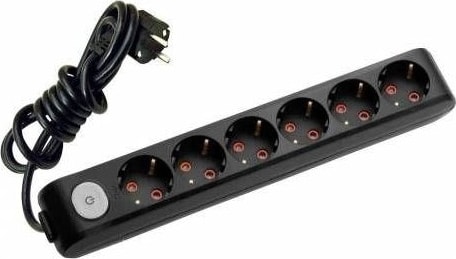 Multi-Let Siyah Anahtarlı 6'lı Priz 3 Metre 90137603