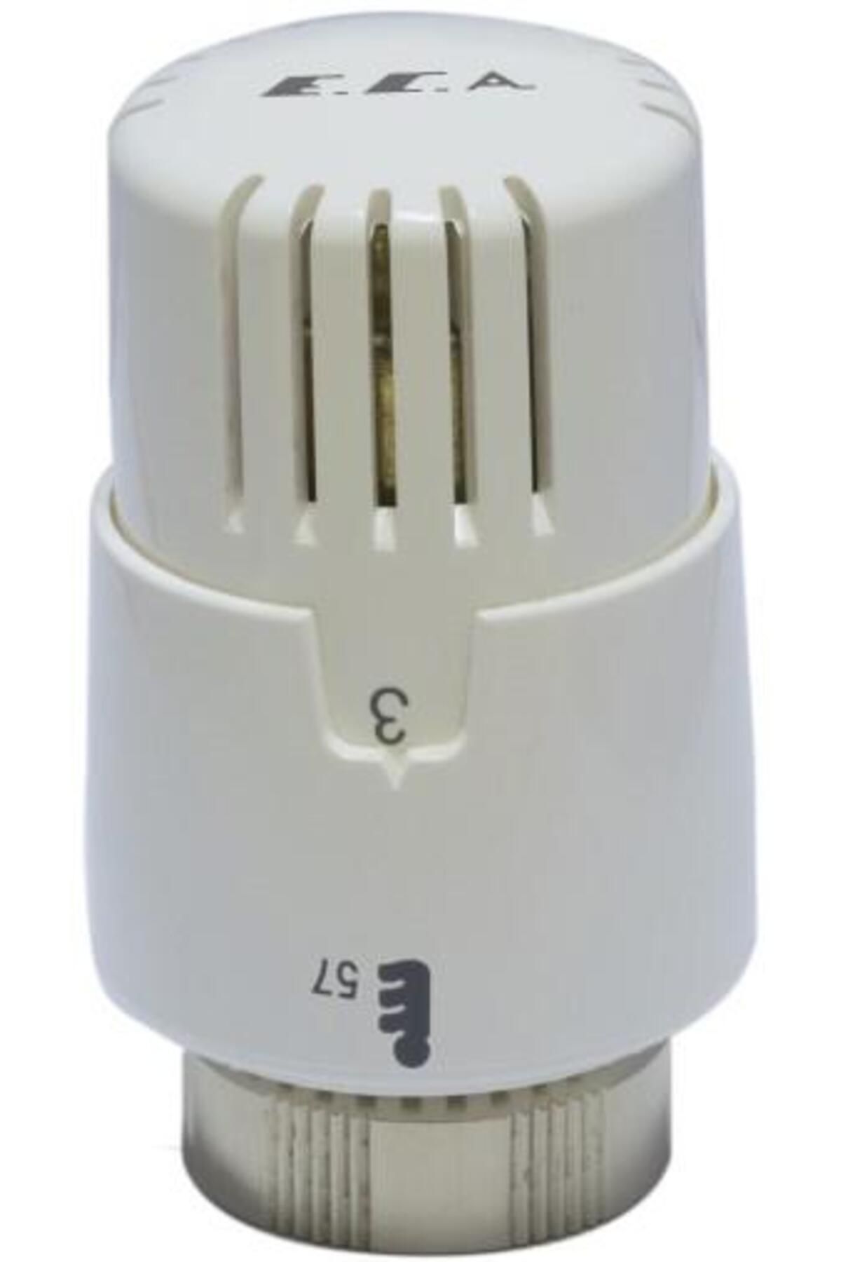 10 Adet ECA TRV4 Termostatik Düz Radyatör Valfi Petek Vanası 602120756