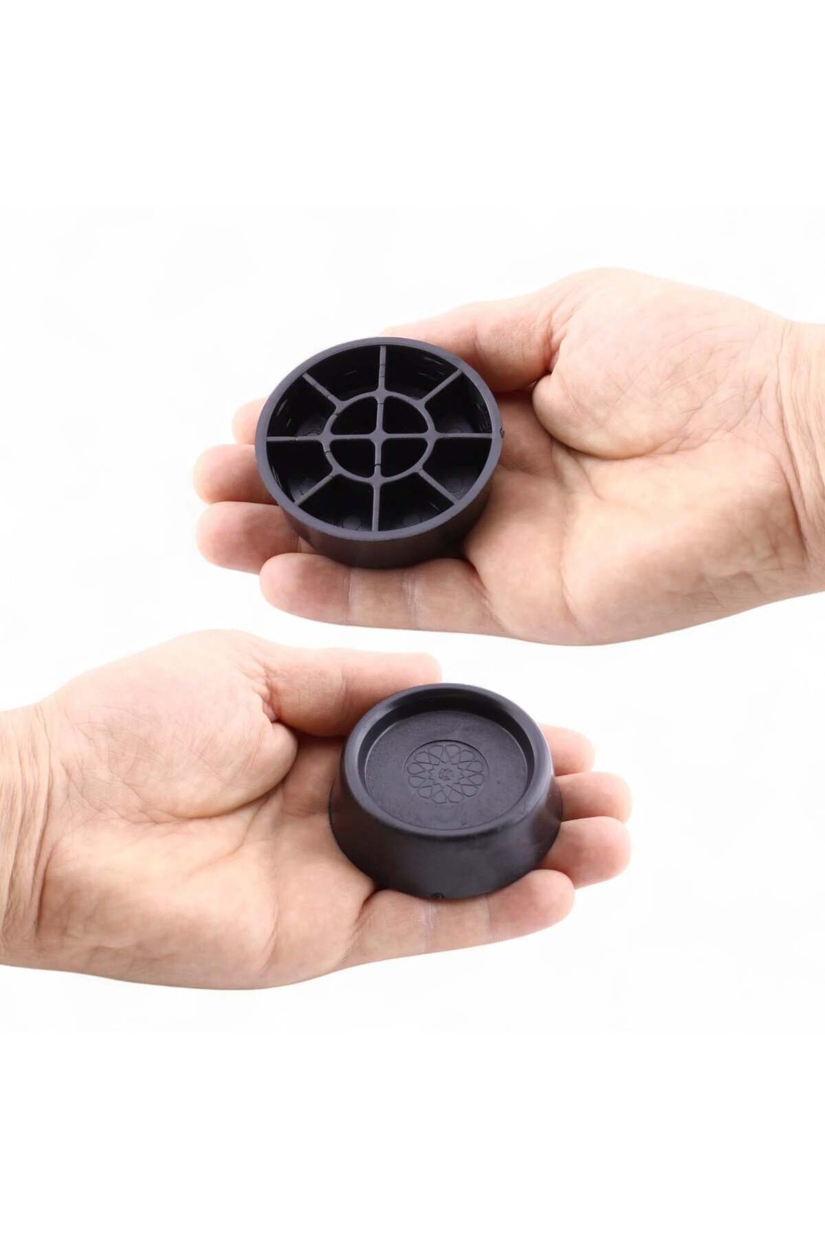 4 Adet Çamaşır Bulaşık Makinesi Buzdolabı Siyah Eşya Altlığı Titreşim Ses Önleyici Ayağı Yükseltici