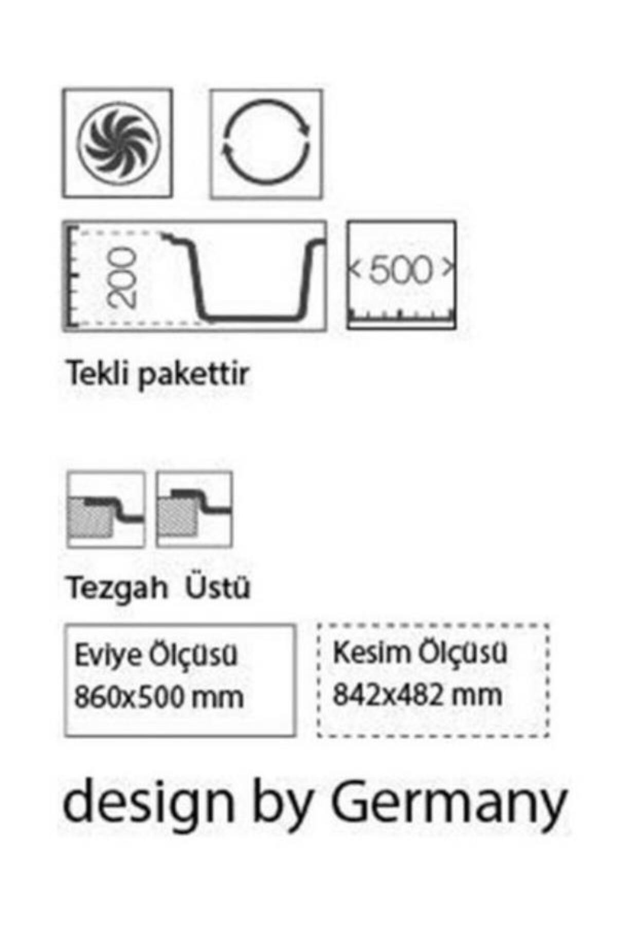 Arya D86 Espresso Kahverengi Eviye