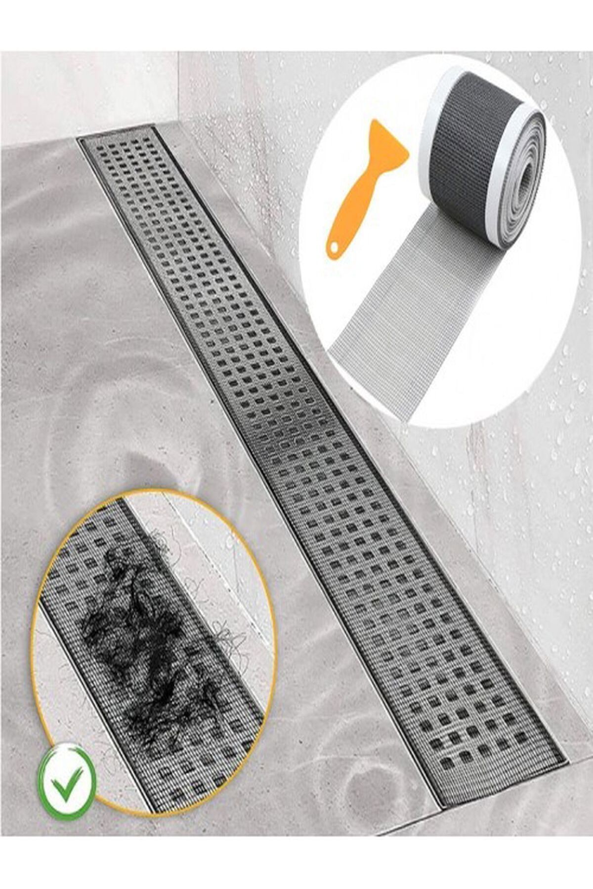 Yeni Nesil Kendinden Yapışkanlı Banyo - Mutfak Gider Filtresi (1 ADET-4 METRE)