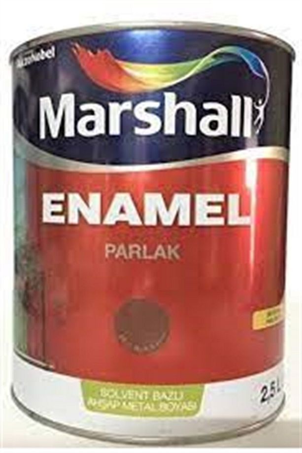 Enamel Solvent Bazlı Ahşap-metal Boyası Parlak Açık Kahve 2,50 Lt