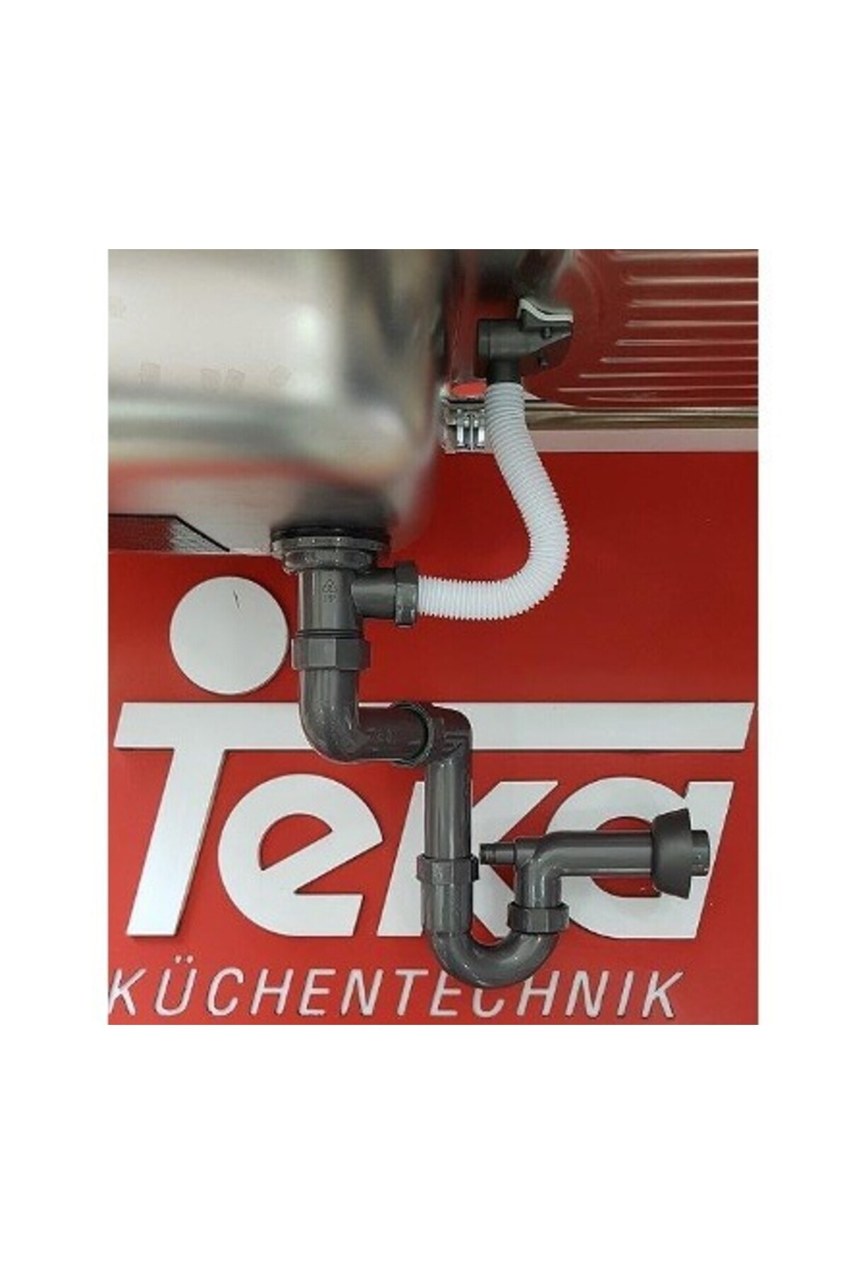 EBM 45 MODELİ 1 GÖZ PASLANMAZ CELİK EVİYE SİFONU