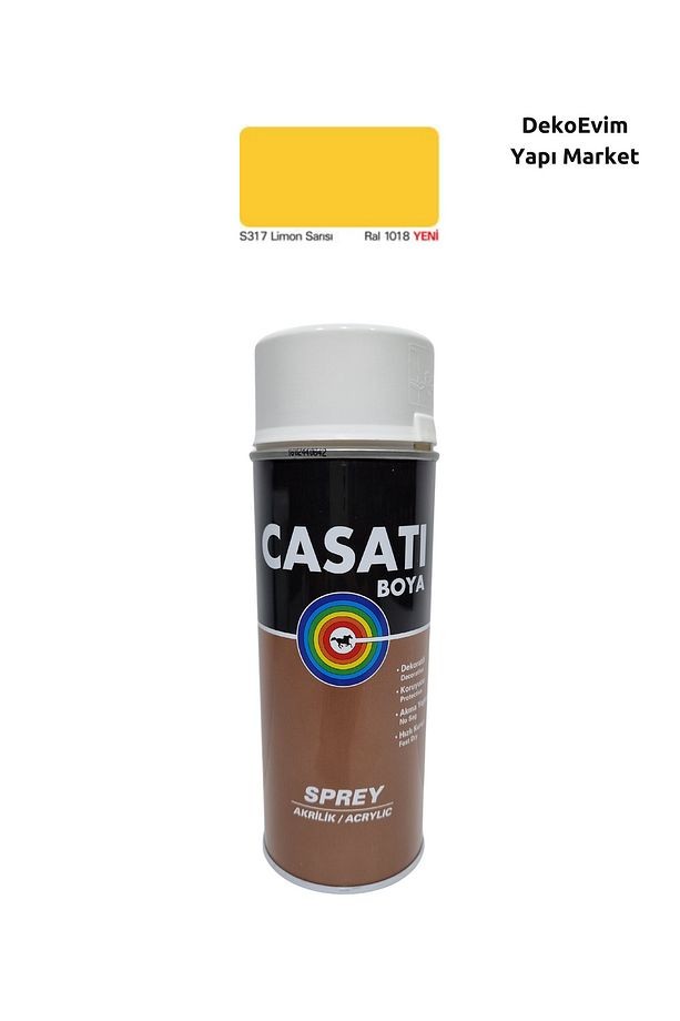 Sprey Boya S317 Limon Sarısı 400 Ml.