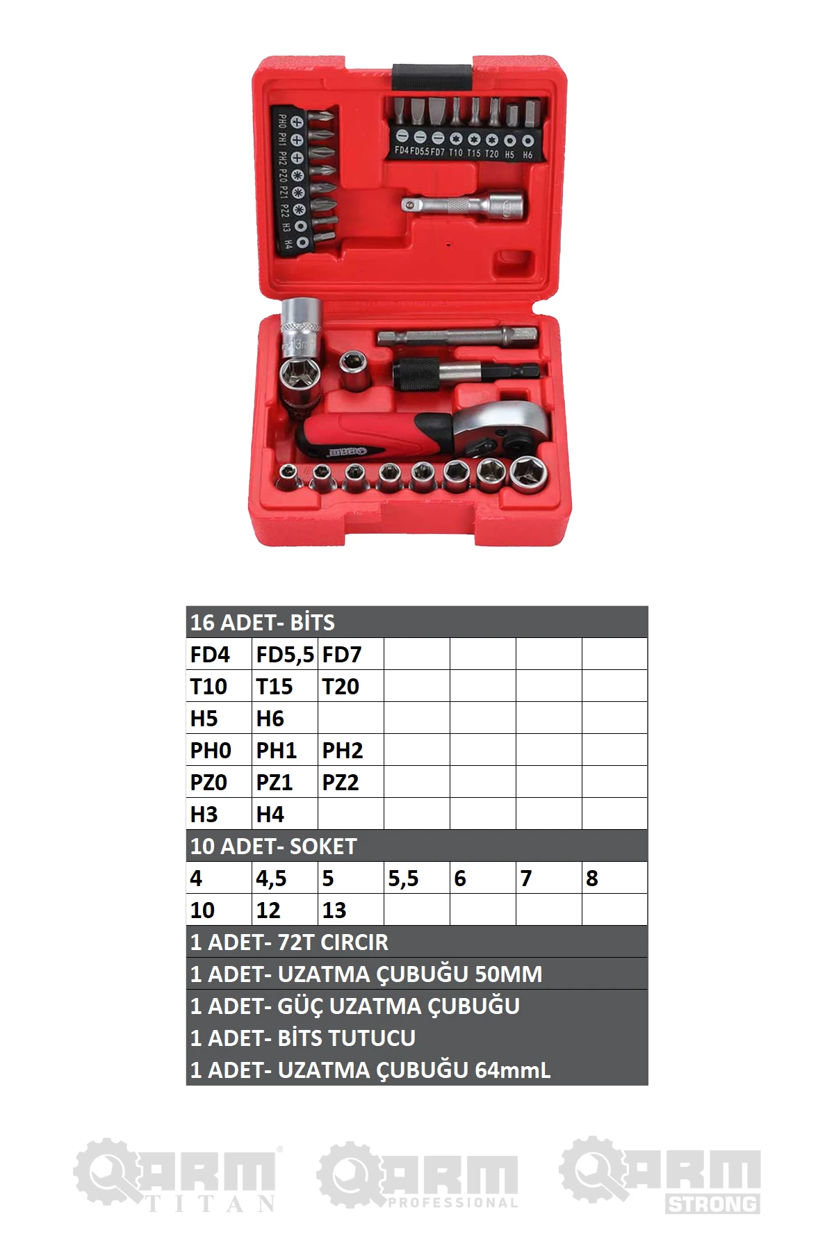 1/4 31 PARÇA DRİVE LOKMA SETİ