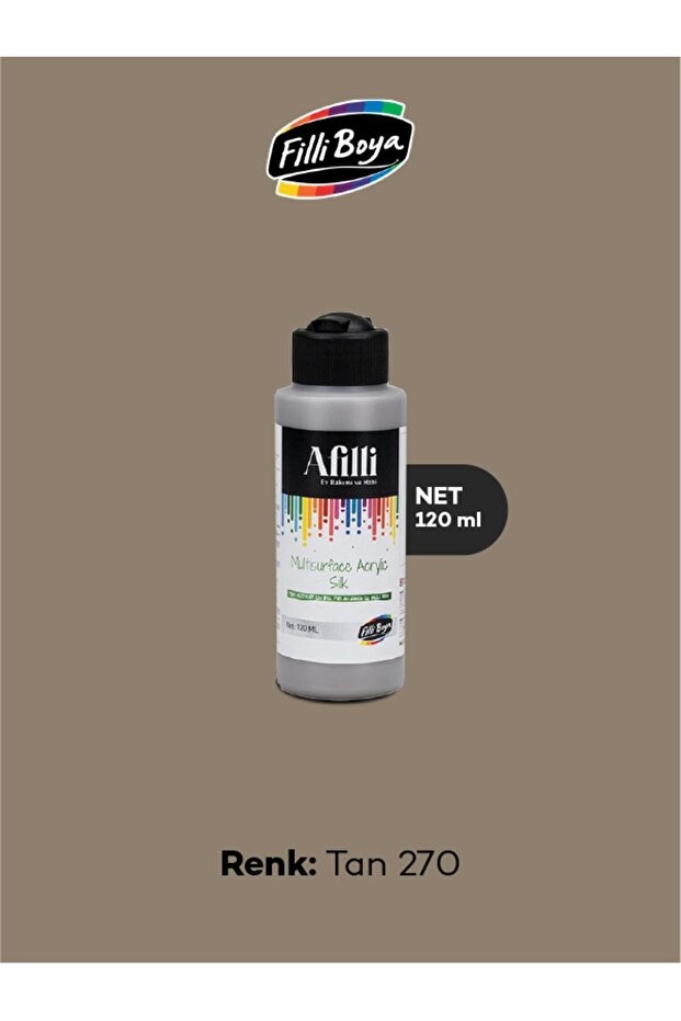 Afilli Multisurface Akrilik Ipeksi Mat 120 ml Tan 270