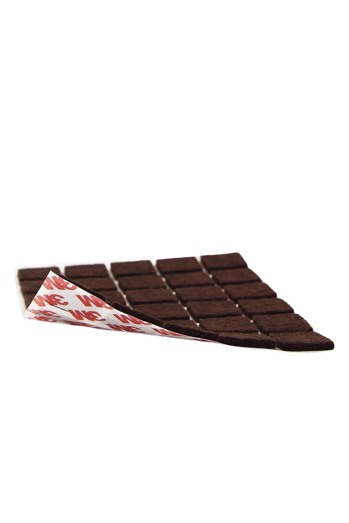 3m Yapışkanlı 60 Adet 20mm Kahverengi Mobilya Sandalye Masa Ayağı Keçesi