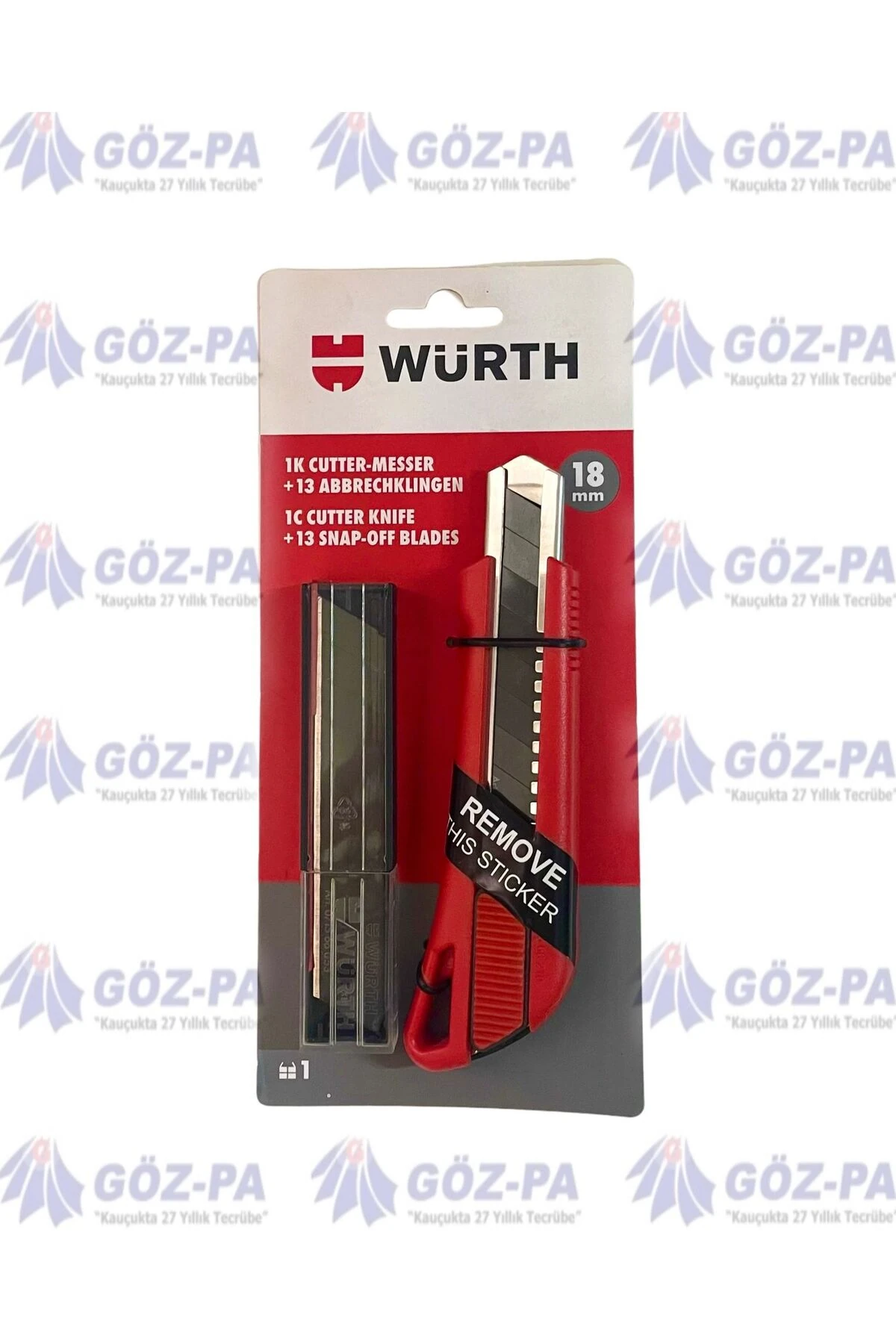 WÜRTH MAKET BIÇAĞI SETİ