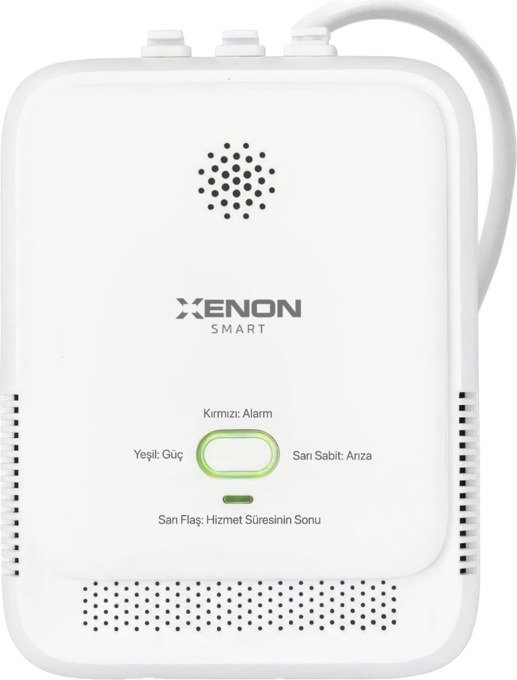 Akıllı Mobil Uygulama Denetimli Wi-Fi/Bluetooth Doğal Gaz Sensörü Ev için Yanıcı Gaz Dedektörü X7533