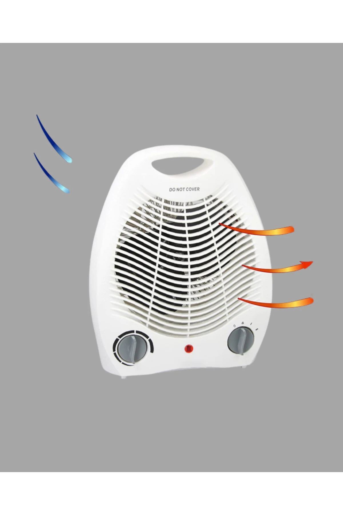 Fanlı Elektrikli Isıtıcı – 3 Kademeli Isı Ayarı ve Güvenli Kullanım