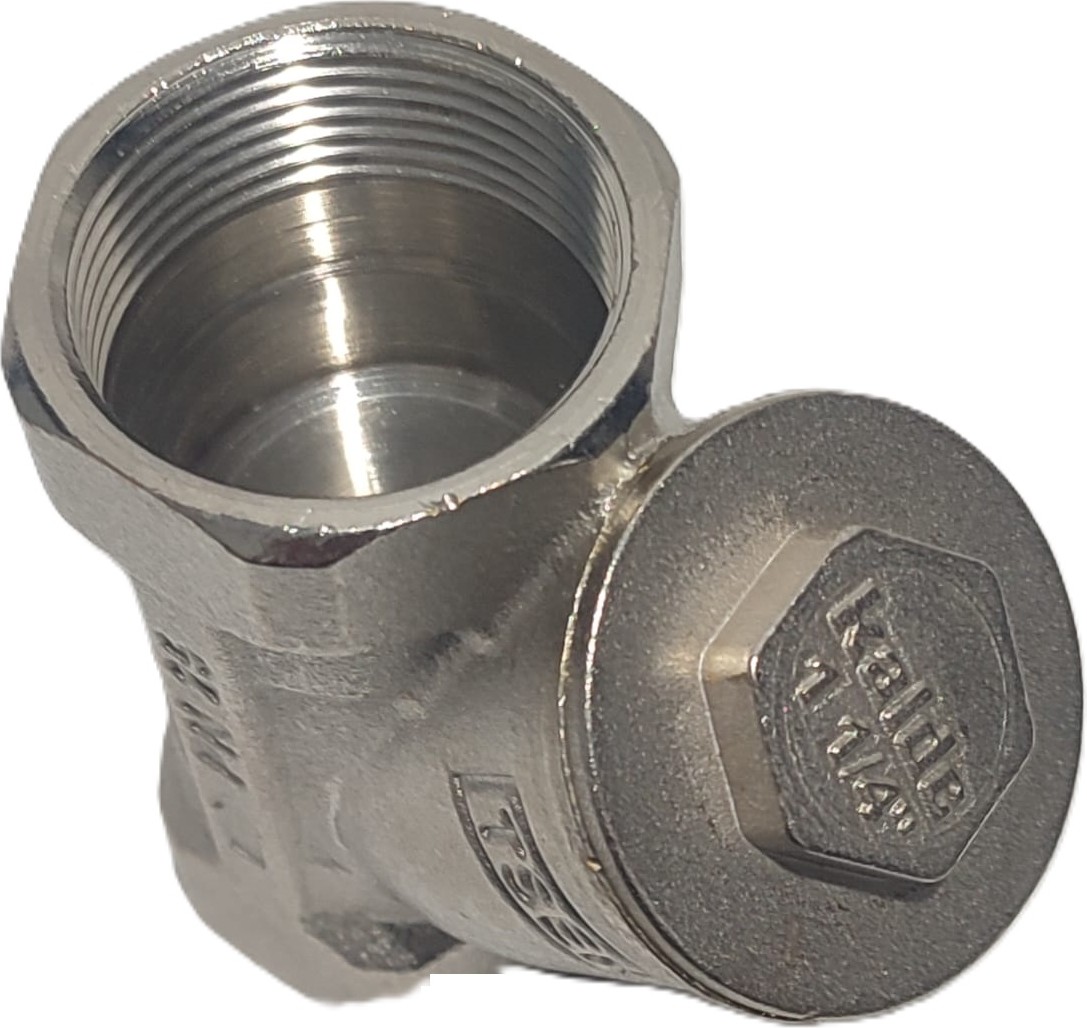 11/4" Sarı / Krom Pislik Tutucu Su Filtresi DN32 - Threaded Strainer