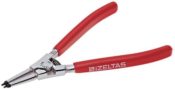 Izeltaş 3301 Dış Segman Pensi 180 mm Yaylı Düz