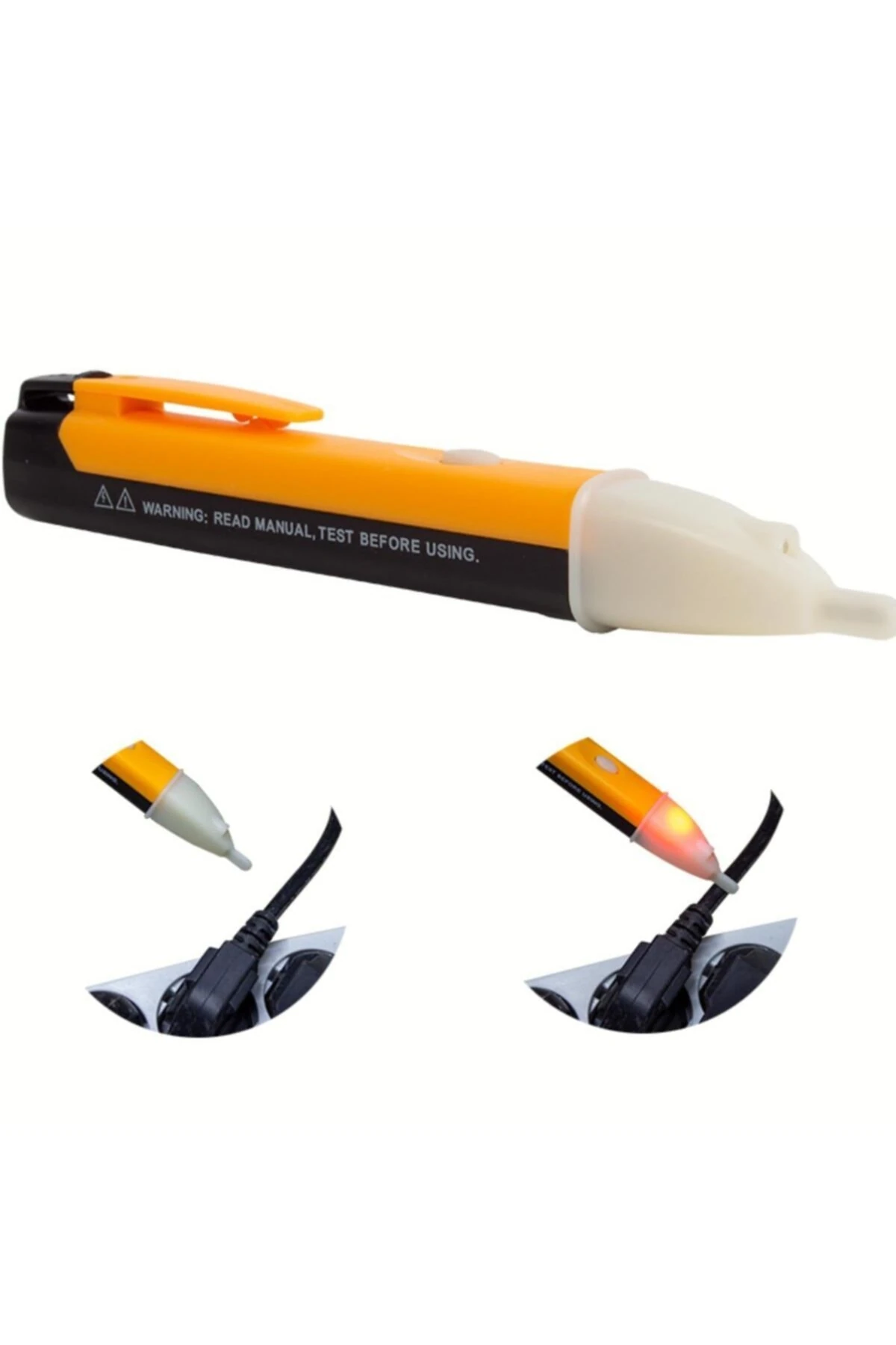 Işıklı Ve Sesli Temassız Faz Kontrol Kalemi