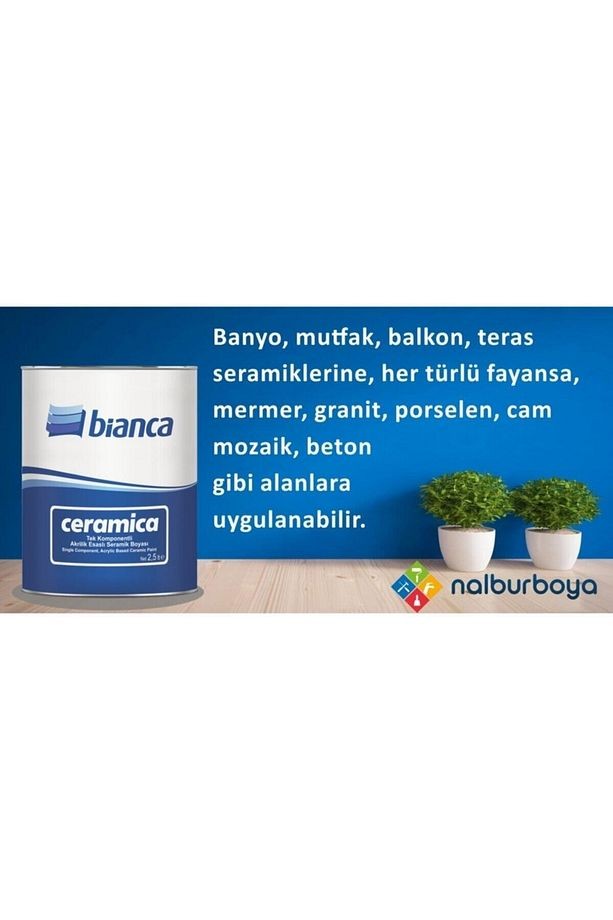 Ceramica Fayans Boyası Beyaz 3.5kg