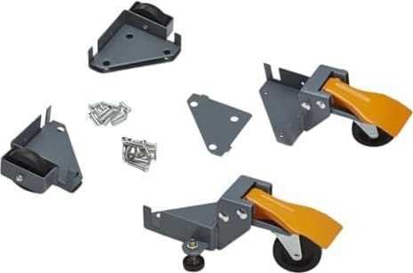 Portamate PM-1100 Mobil Temel Kit, Sağlam, Evrensel, Ayarlanabilir, Ayarlanabilir Rulo Seti, Hareketli Ekipman, Aletler, Makineler Için Tekerlekli Çerçeve ve Tekerlekler, 180 kg Kapasite