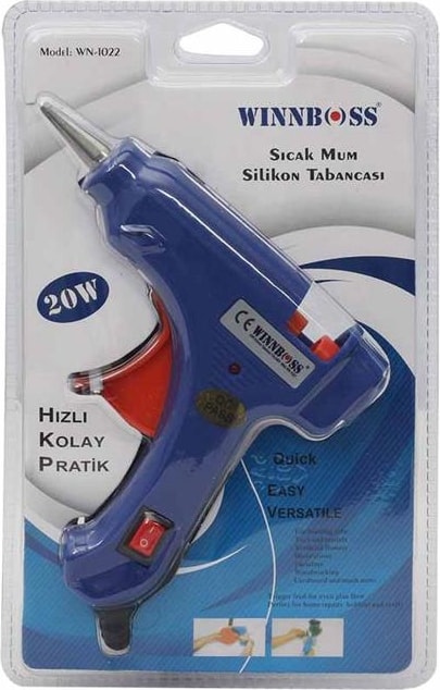 Winnboss WN-1022 Anahtarlı 20 Watt Küçük Silikon Tabancası