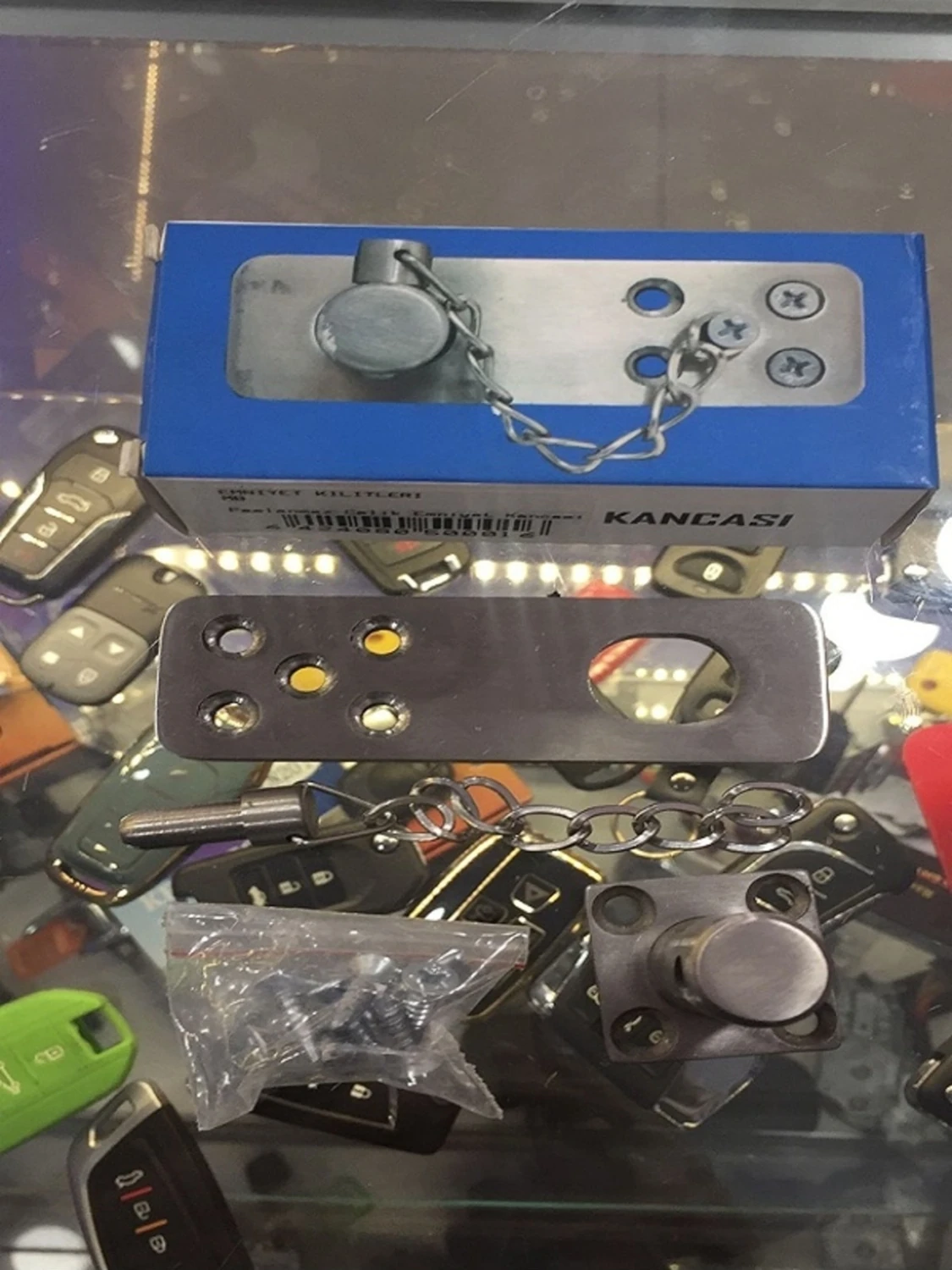 Çelik Pimli Emniyet Kancası