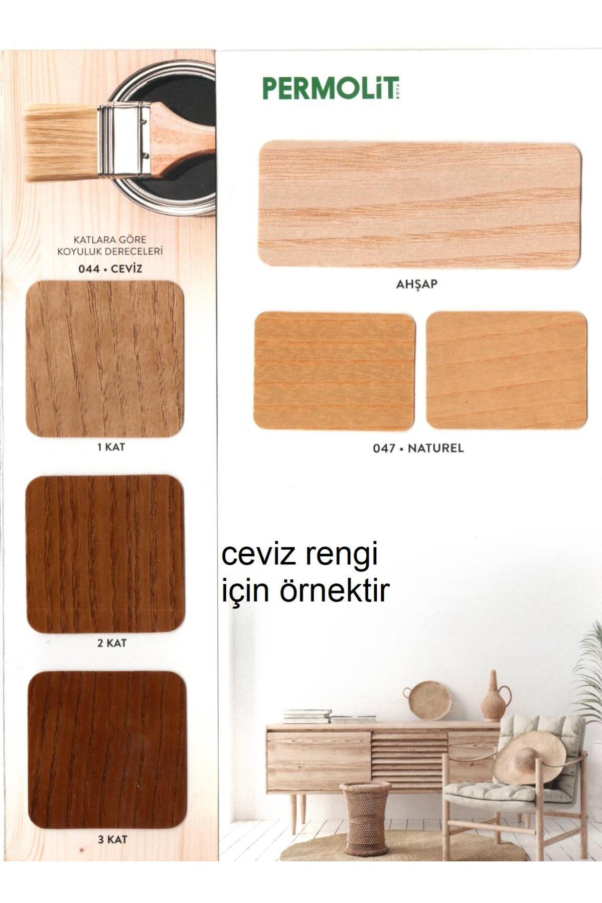 Vernikli Ahşap Koruyucu Boya AÇIK MEŞE 2.5 Lt.