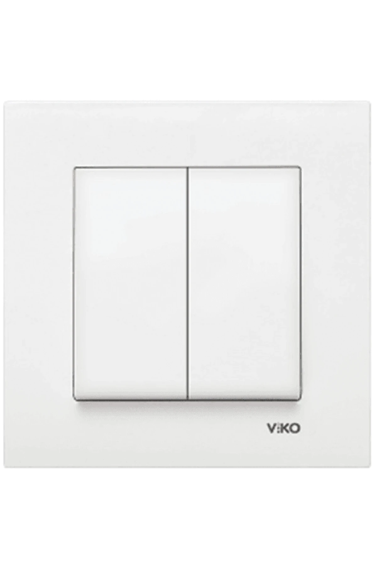 Viko Karre Komütatör Beyaz (Çerçeve Dahil) 90967002 (2 Adet)